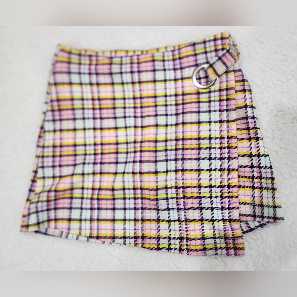 SOLD!  Justice Girls Plaid Skirt